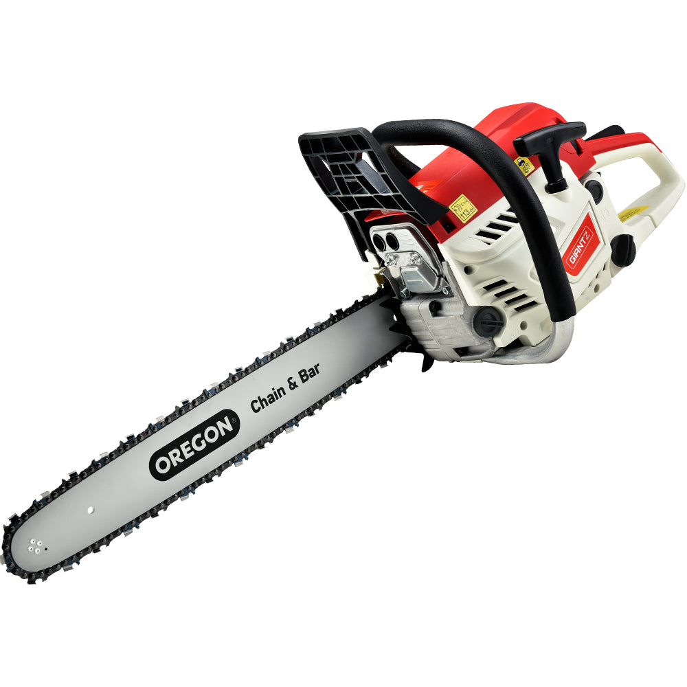 Giantz Chainsaw Petrol 52CC 20" Oregon Bar Commercial E-Start Pruning Chain Saw-1