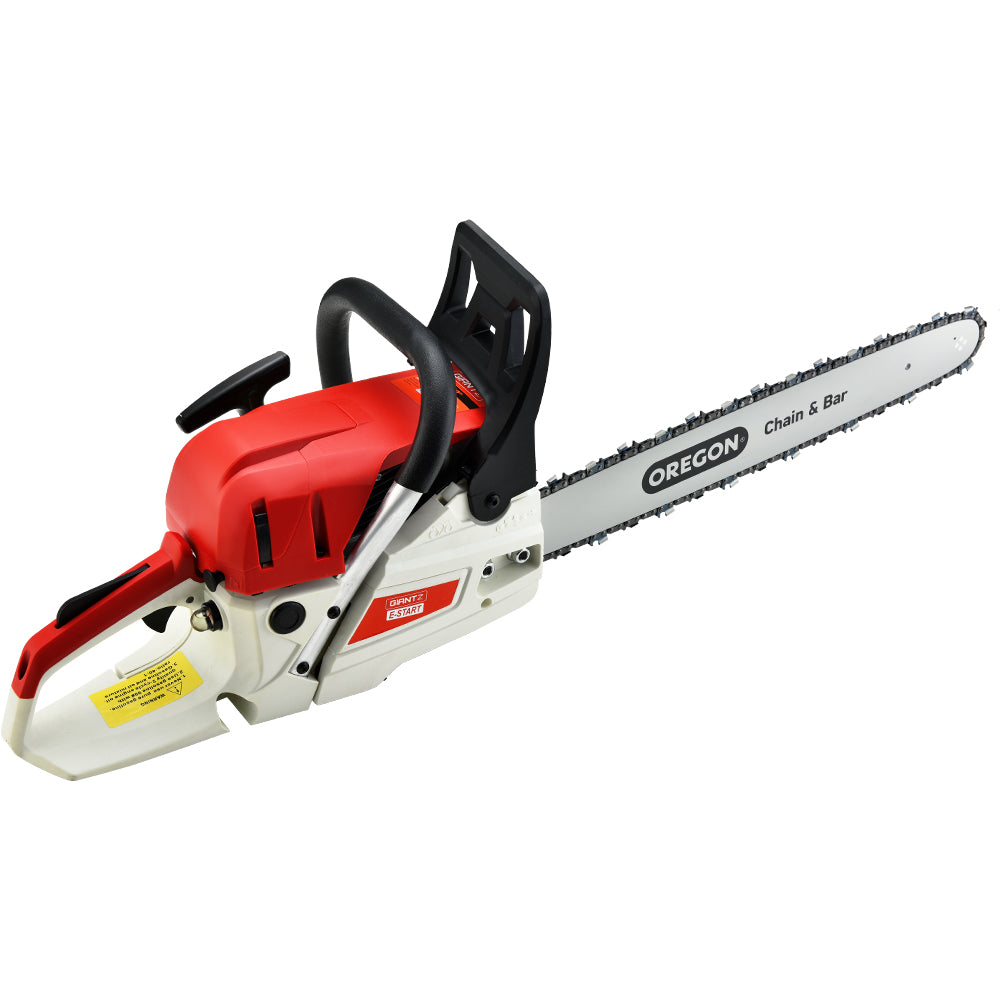 Giantz Chainsaw Petrol 52CC 20" Oregon Bar Commercial E-Start Pruning Chain Saw-3