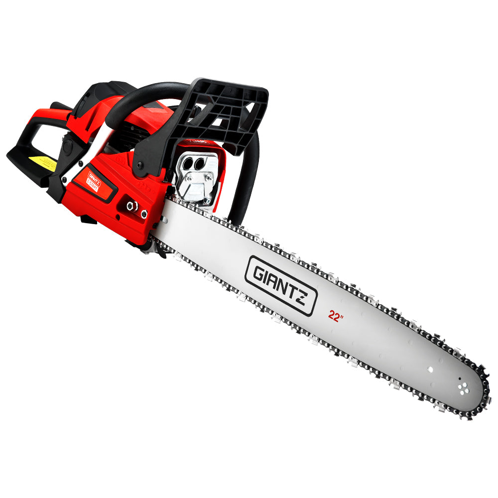 Giantz Chainsaw Petrol 58CC 22" Bar Commercial E-Start Pruning Chain Saw,Giantz Chainsaw Petrol 58CC 22" Bar Commercial E-Start Pruning Chain Saw 4.2HP-0