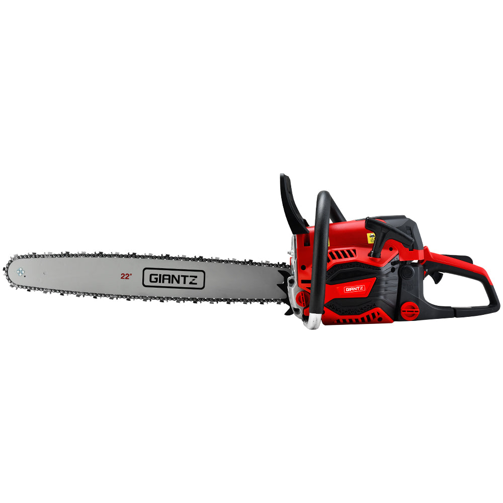 Giantz Chainsaw Petrol 58CC 22" Bar Commercial E-Start Pruning Chain Saw,Giantz Chainsaw Petrol 58CC 22" Bar Commercial E-Start Pruning Chain Saw 4.2HP-2