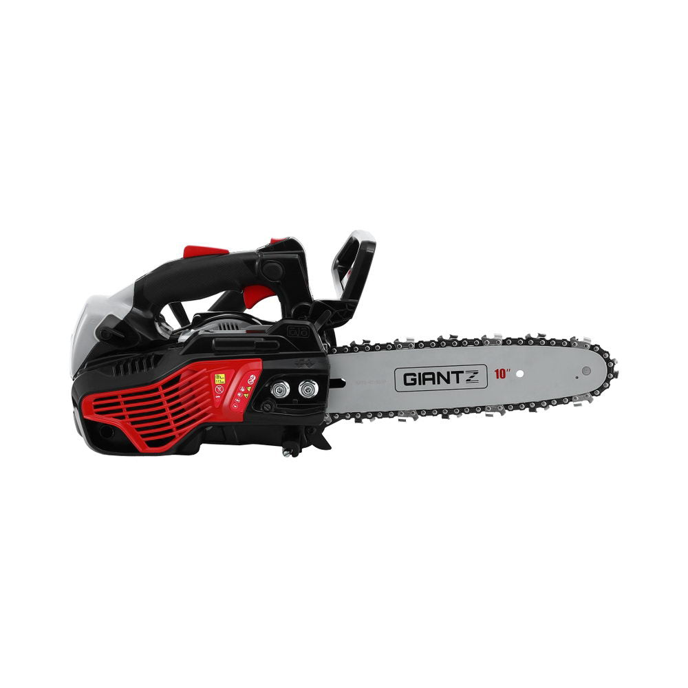 Giantz 25CC Petrol Chainsaw 10'' Bar Chain Saw Lightweight for Pruning Cutting-2