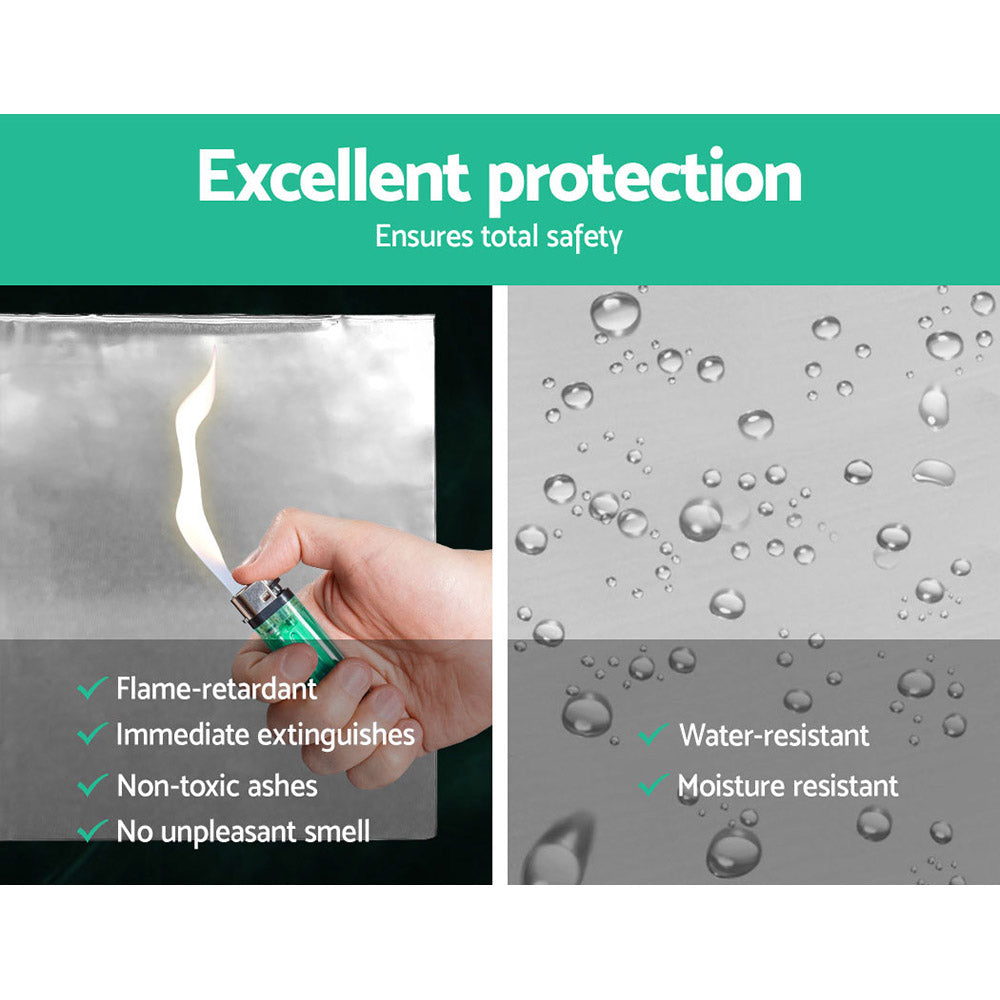 Weisshorn Butyl Car Sound Deadener Deadening Insulation Material with Application Roller 32CM X 50CM X 24pcs-4