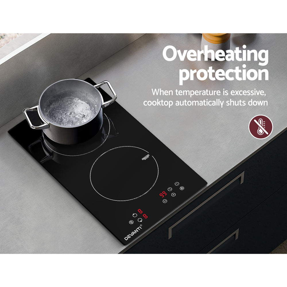 Devanti Induction Cooktop 30cm Electric Cooker-5