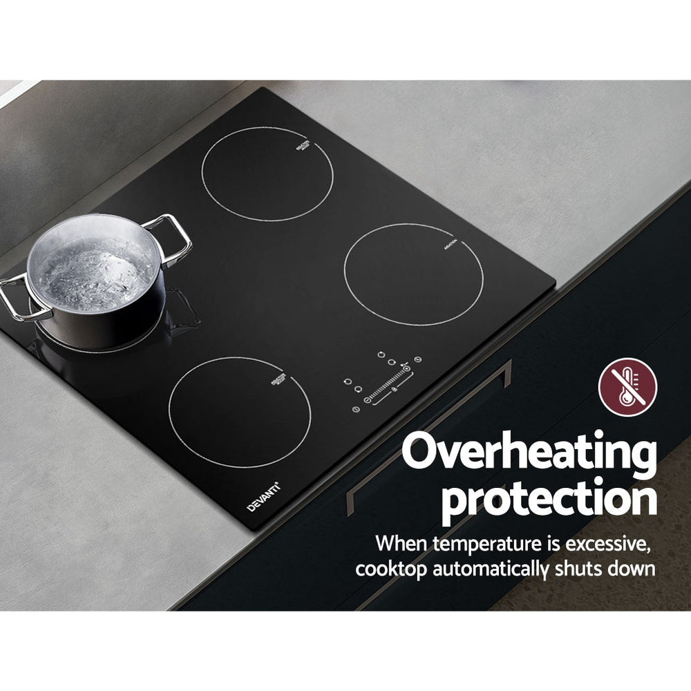 Devanti Induction Cooktop 60cm Electric Cooker-6