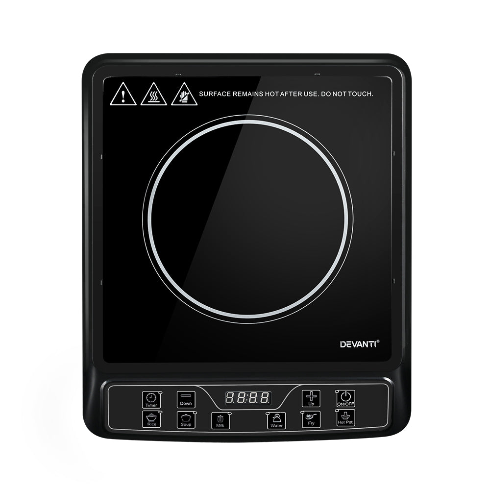 Devanti Induction Cooktop 30cm Portable Cooker-0