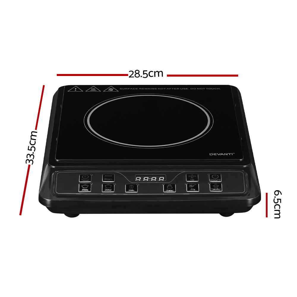 Devanti Induction Cooktop 30cm Portable Cooker-1