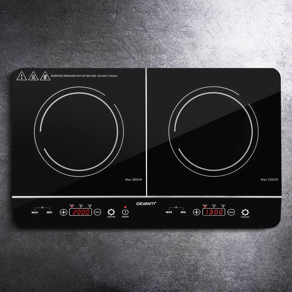 Devanti Induction Cooktop 60cm Portable Cooker-7