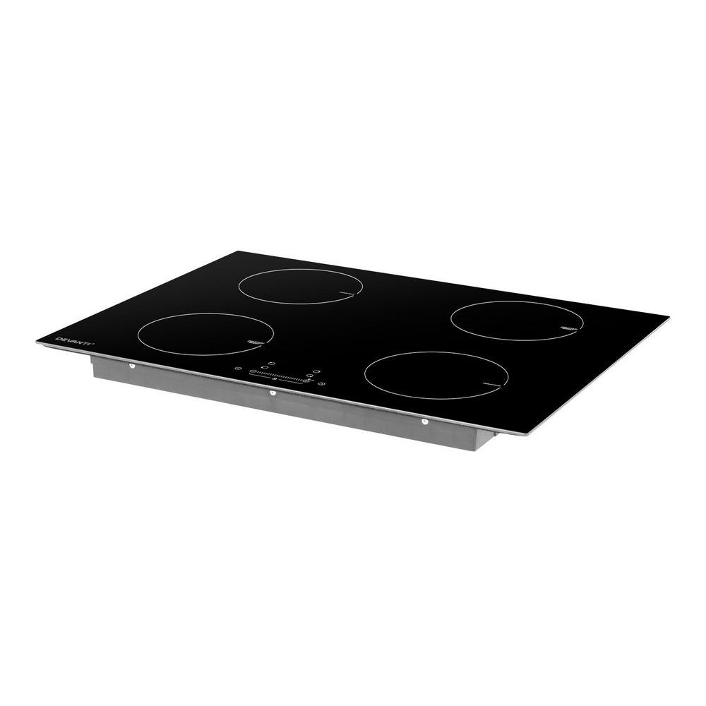 Devanti Electric Induction Cooktop 70cm Ceramic 4 Zones Stove Cook Top Hot Plate 7000W-2