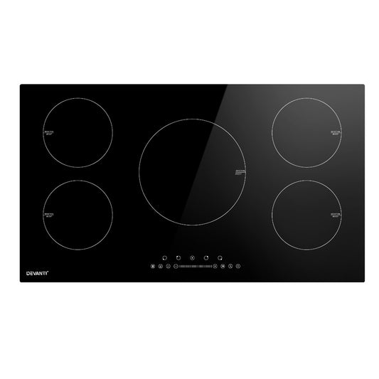 Devanti Induction Cooktop 90cm Electric Cooker-0