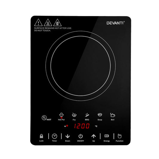 Devanti Electric Ceramic Cooktop 30cm-0