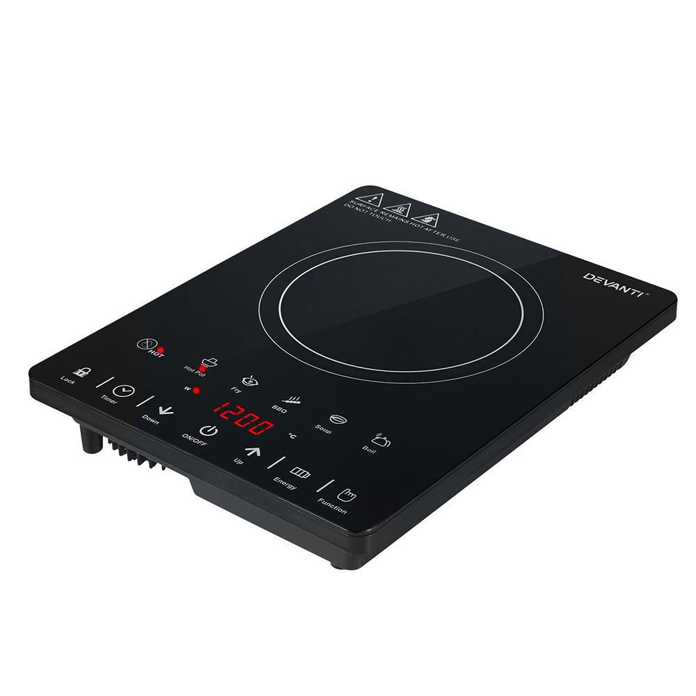 Devanti Electric Ceramic Cooktop 30cm-2