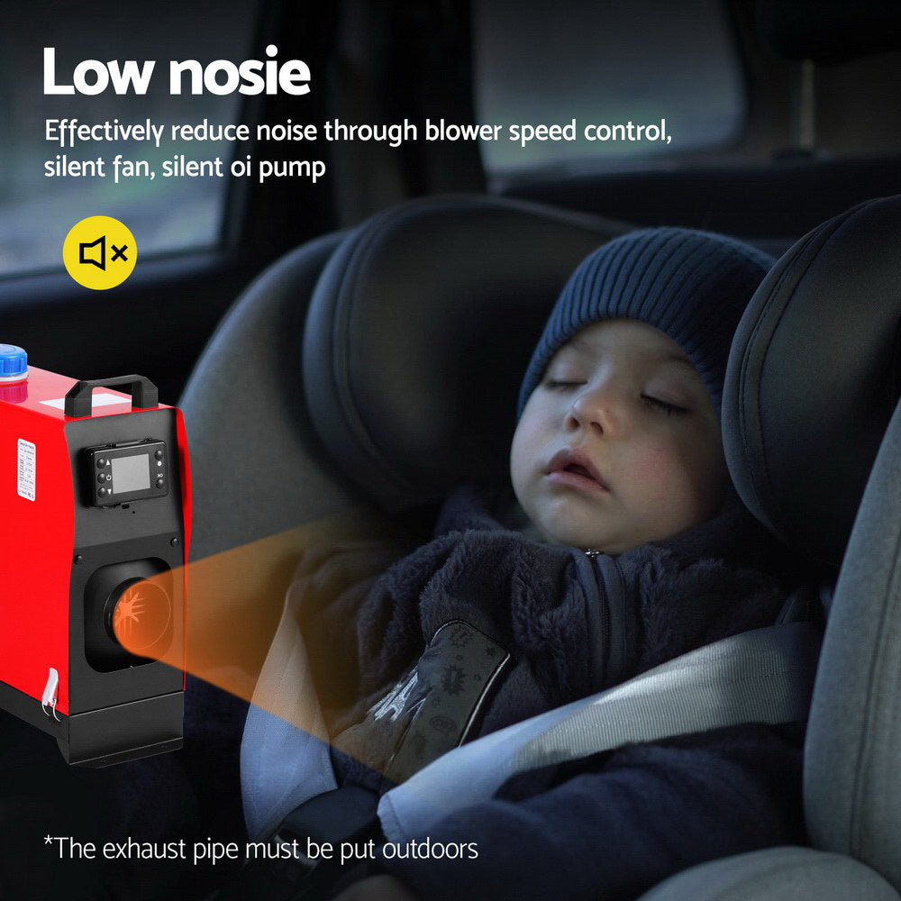 Giantz Diesel Air Heater All-in-one 12V 5KW LCD Remote Control for Car RV Indoors 2025 caravan machinery-5