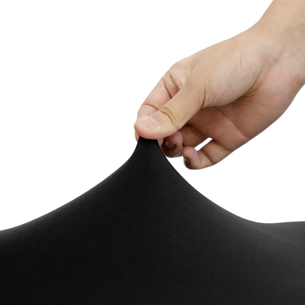 Artiss Dining Chair Covers 6x Slipcovers Spandex Stretch Banquet Wedding Black-2