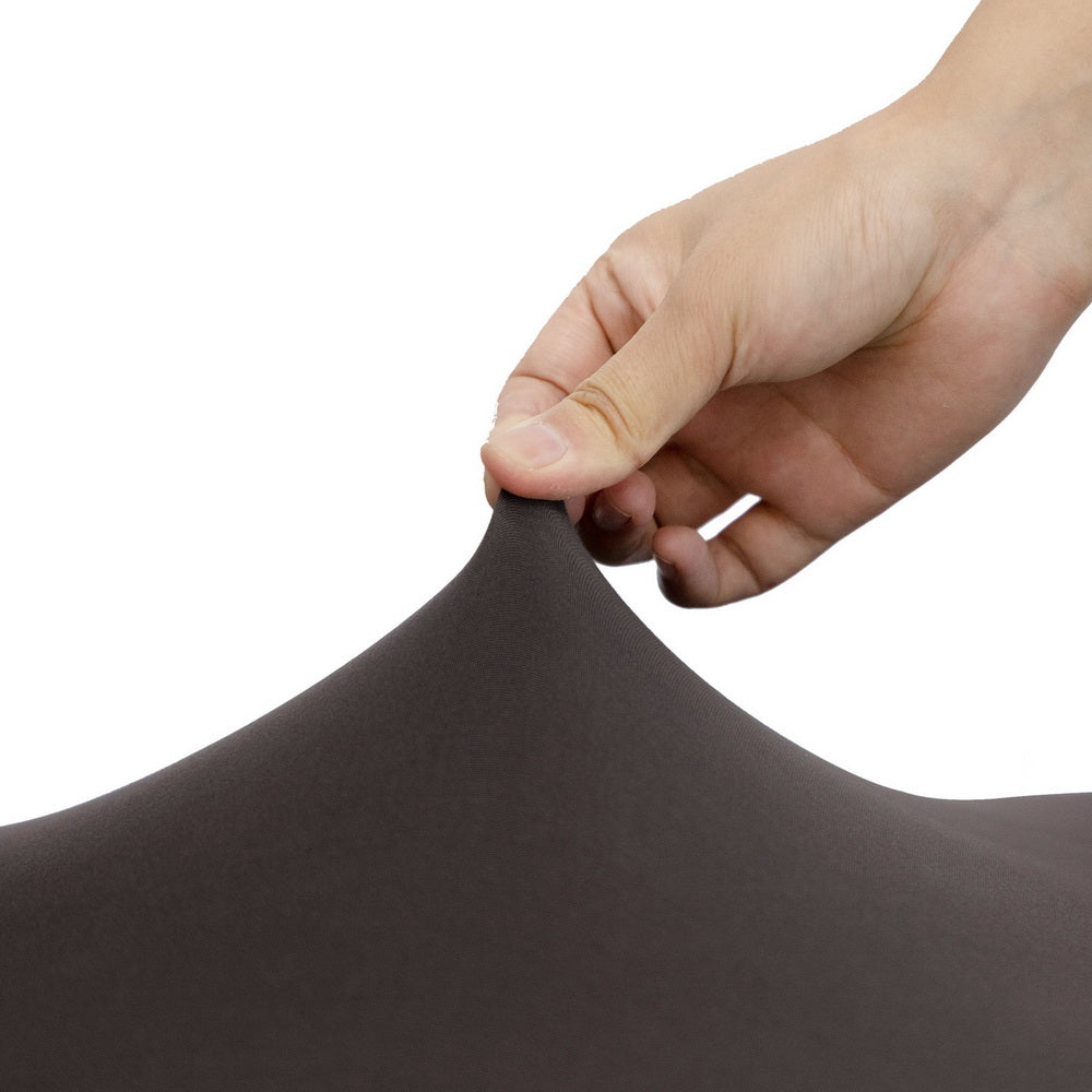 Artiss Dining Chair Covers 6x Slipcovers Spandex Stretch Banquet Party Dark Grey-2