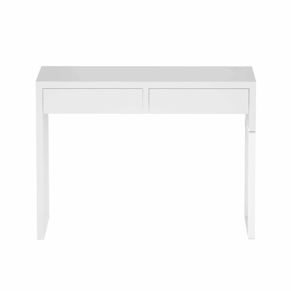 Artiss Computer Desk Drawer White-2