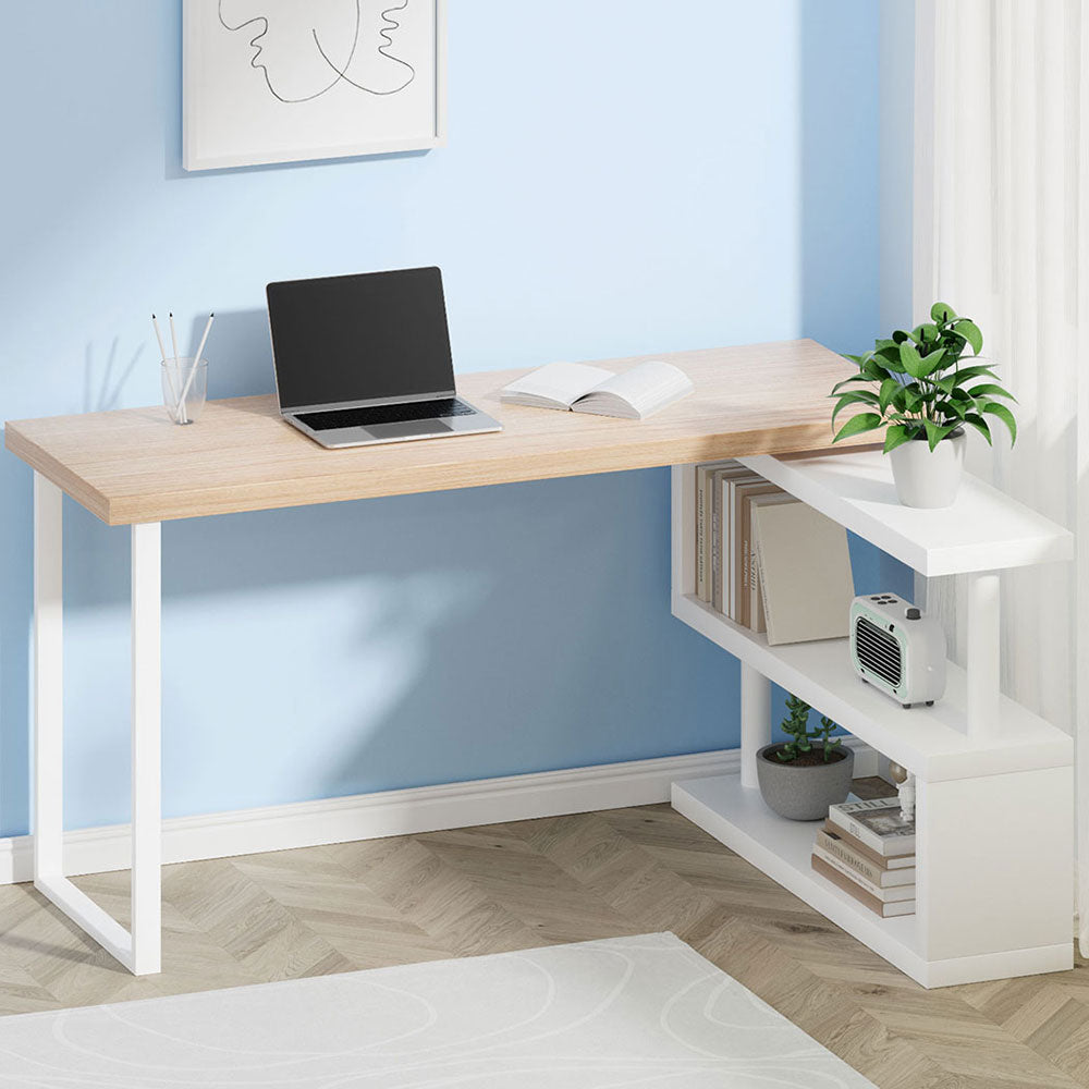 Artiss Computer Desk Bookshelf 140CM-7