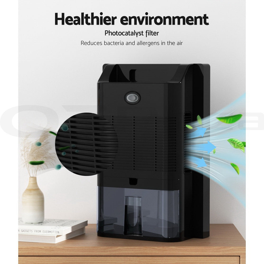 Devanti Dehumidifier 2L Air Purifier Black-4