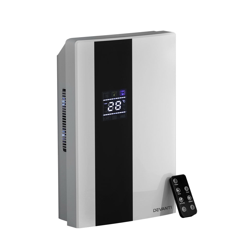 Devanti Dehumidifier 2L Air Purifier White-0