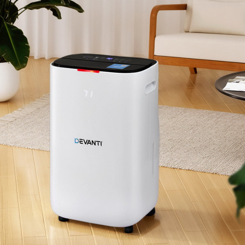 Devanti Dehumidifier 20L Air Purifier White-6
