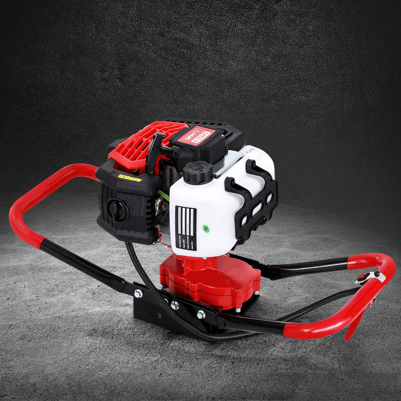 Giantz 65CC Post Hole Digger Motor Only Petrol Engine Red-6