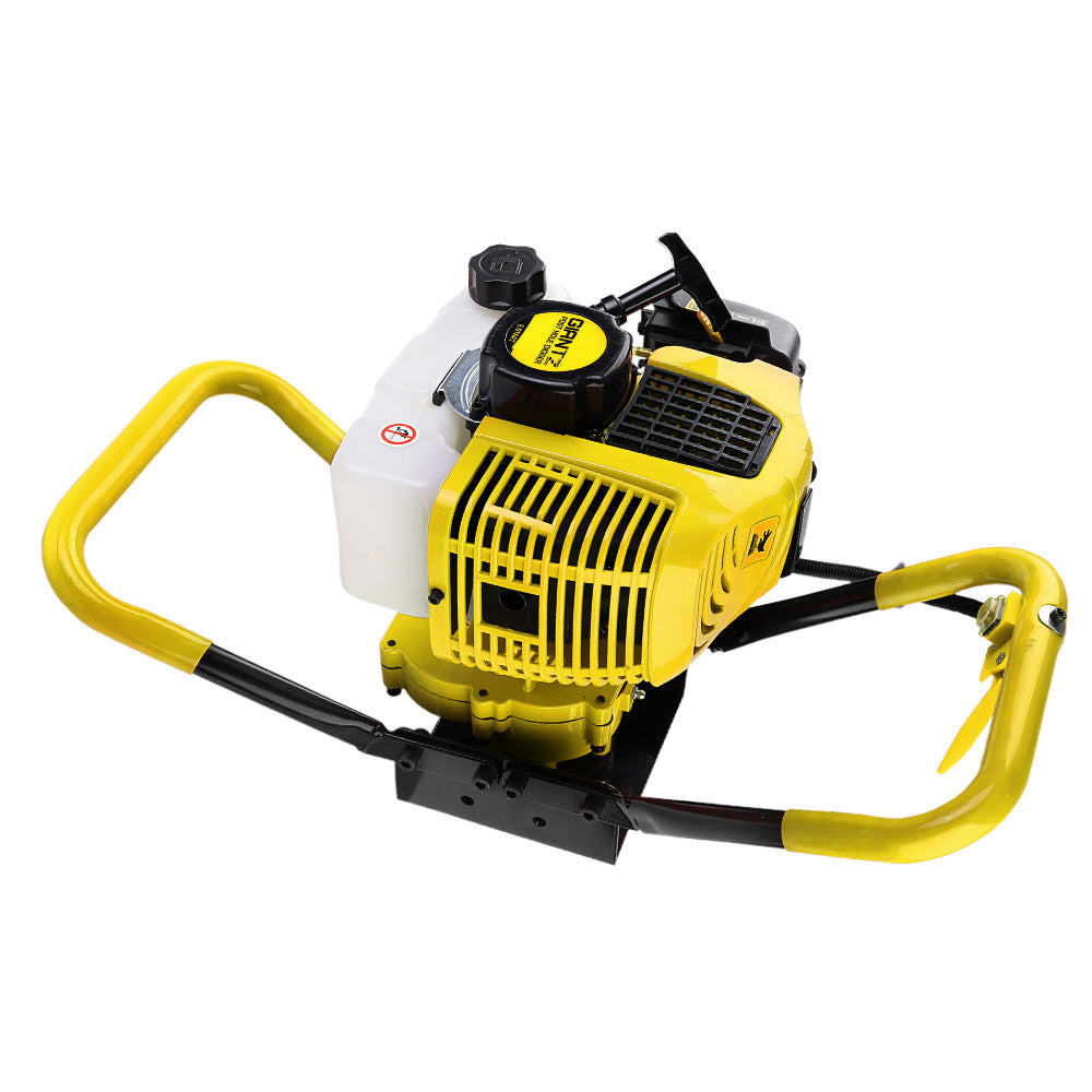 Giantz 80CC Post Hole Digger Motor Only Petrol Engine Yellow-6