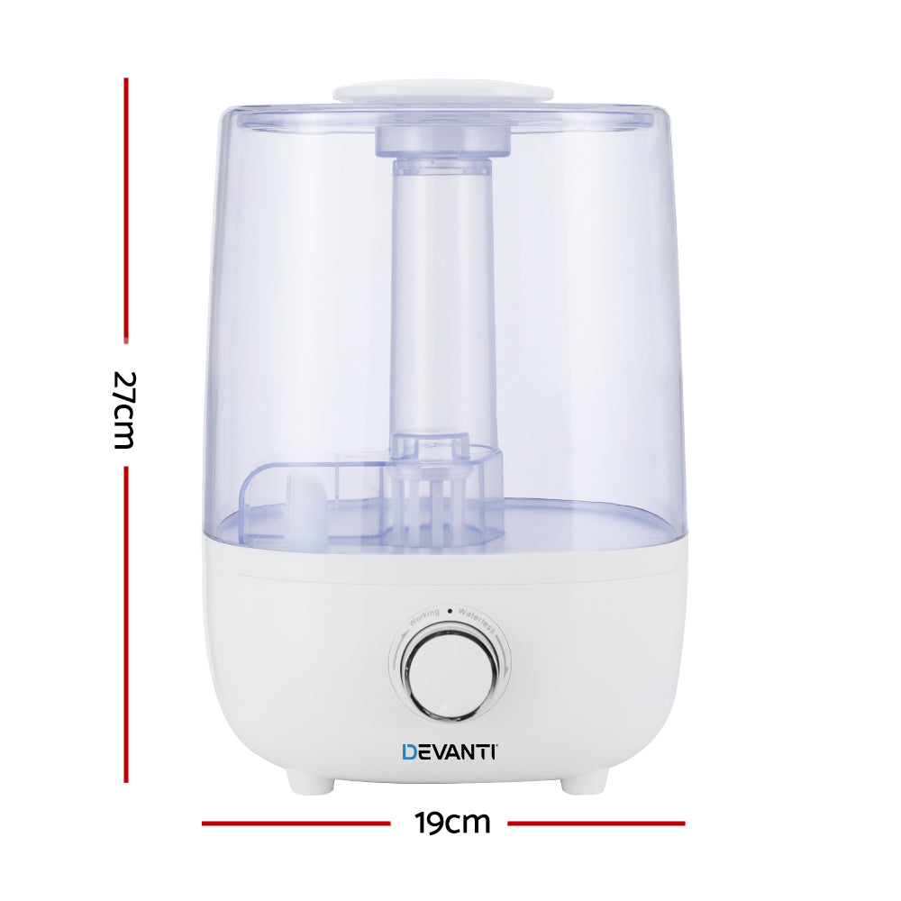 Devanti Aroma Diffuser Aromatherapy Humidifier 4L-1