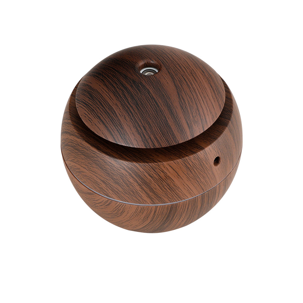 Devanti Aroma Diffuser Aromatherapy Dark Wood 130ml-2