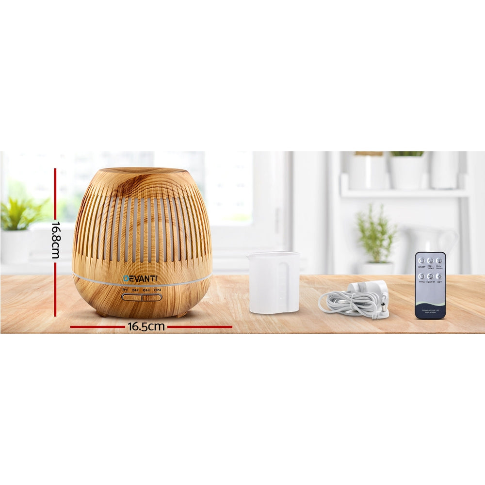 Devanti Aroma Diffuser Aromatherapy Humidifier 400ml-1