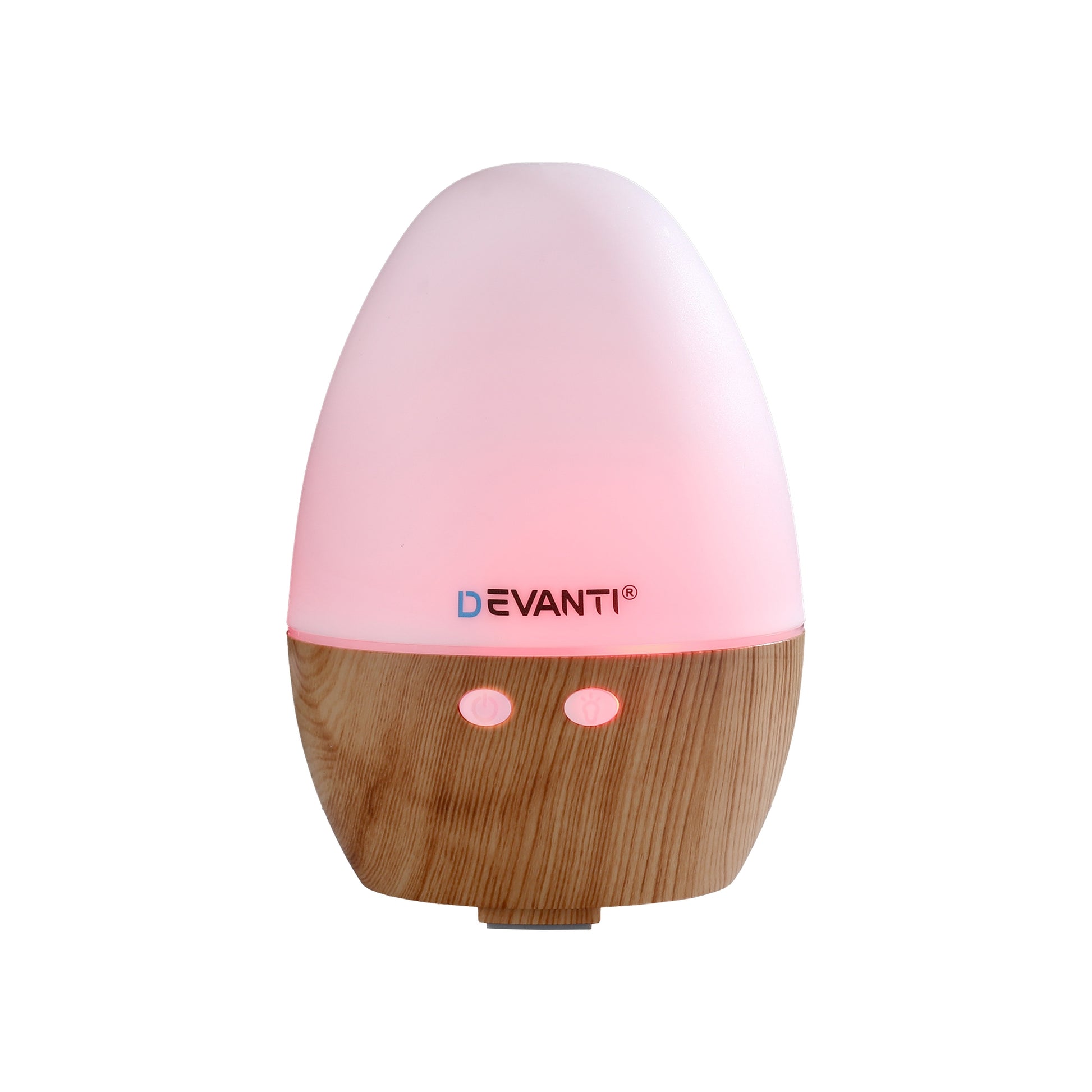Devanti Ultrasonic Aroma Diffuser Aromatherapy 130ml LED Lights Iron Humidifier Forest-6