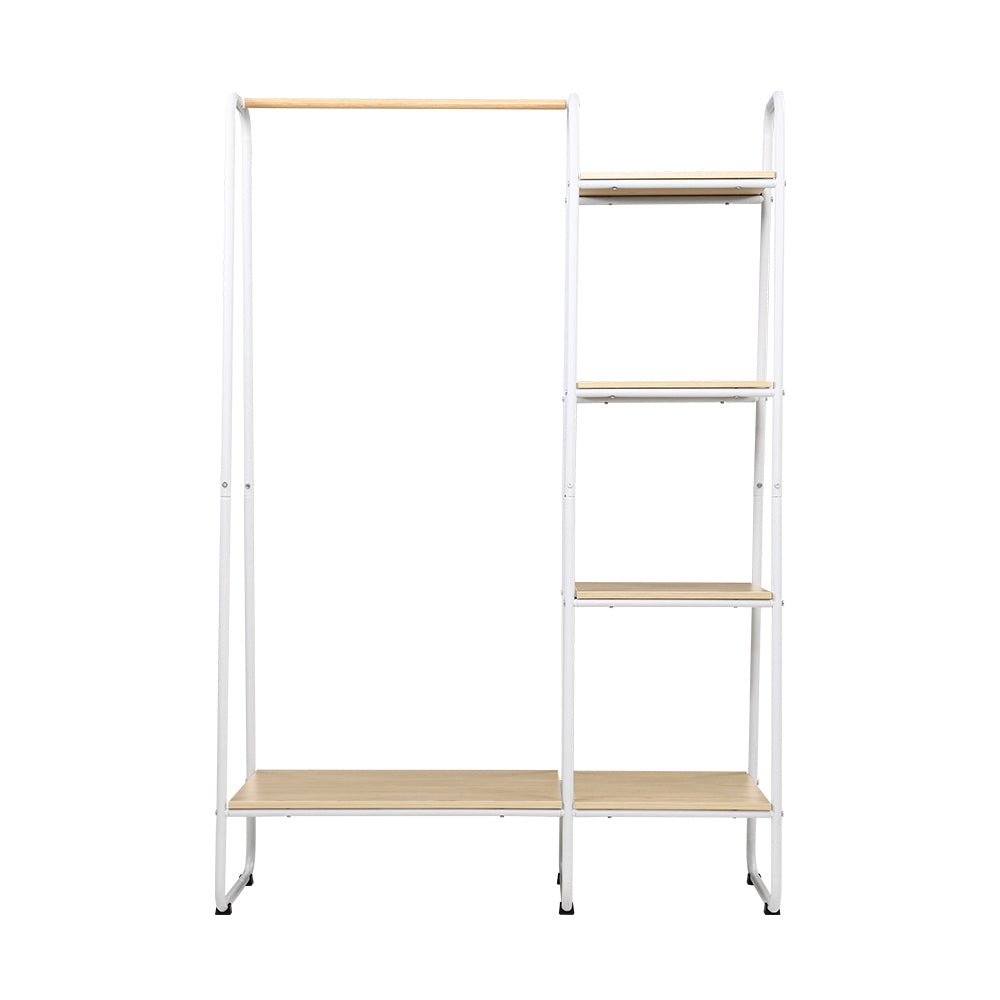 Artiss Wardrobe Clothes Rack Airer Coat Stand 150cm-4