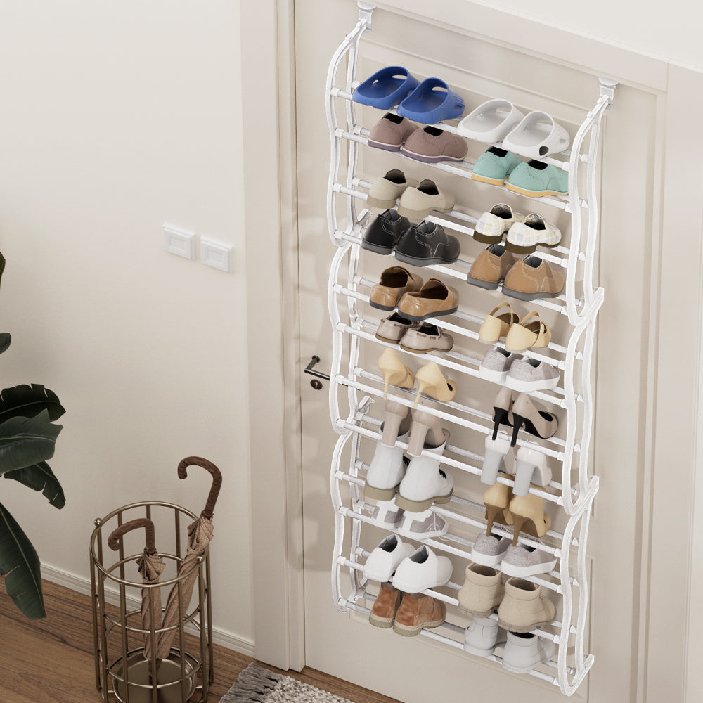 Artiss Shoe Rack Hanging Over Door Organiser 24 Pairs Eric-4