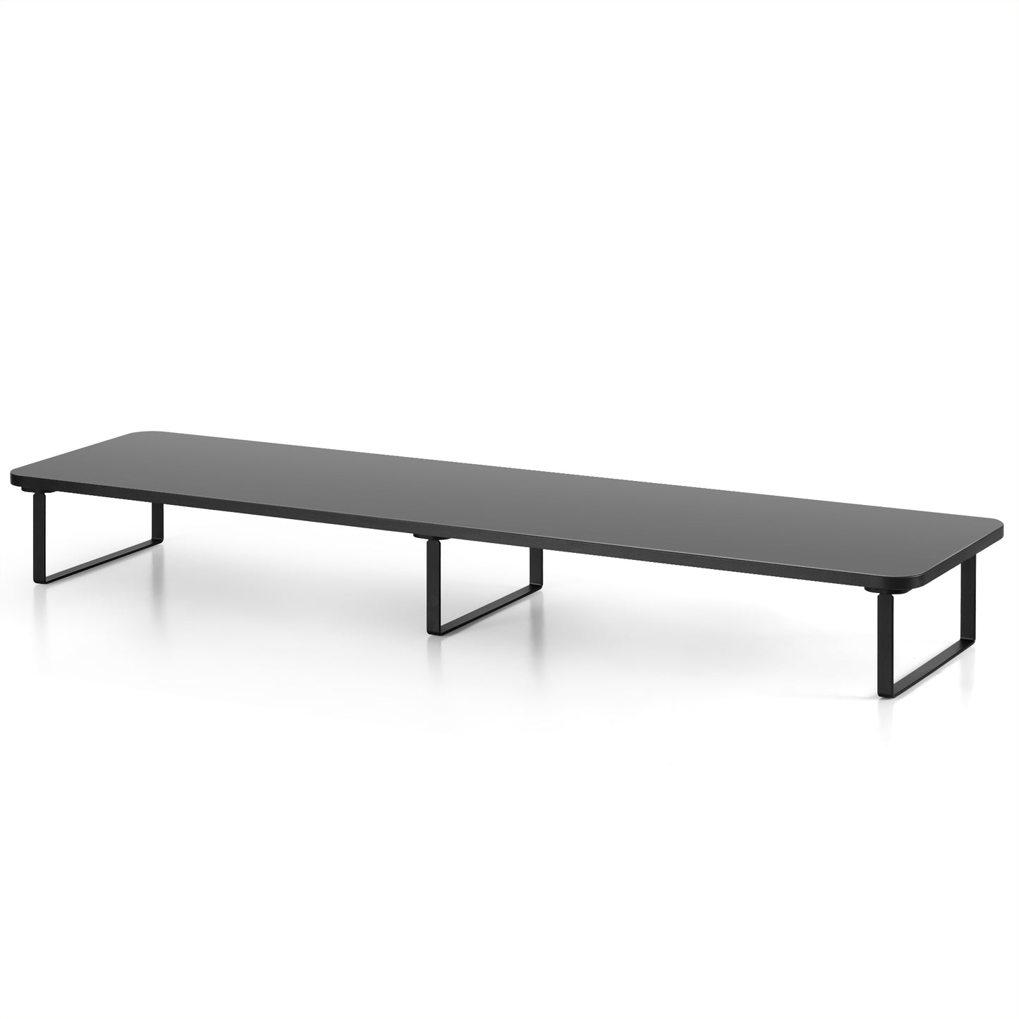 Artiss Dual Monitor Stand 100cm Riser Large Laptop Stand Desk Organiser Black-0