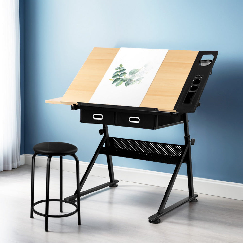 Artiss Drawing Desk Drafting Table-7