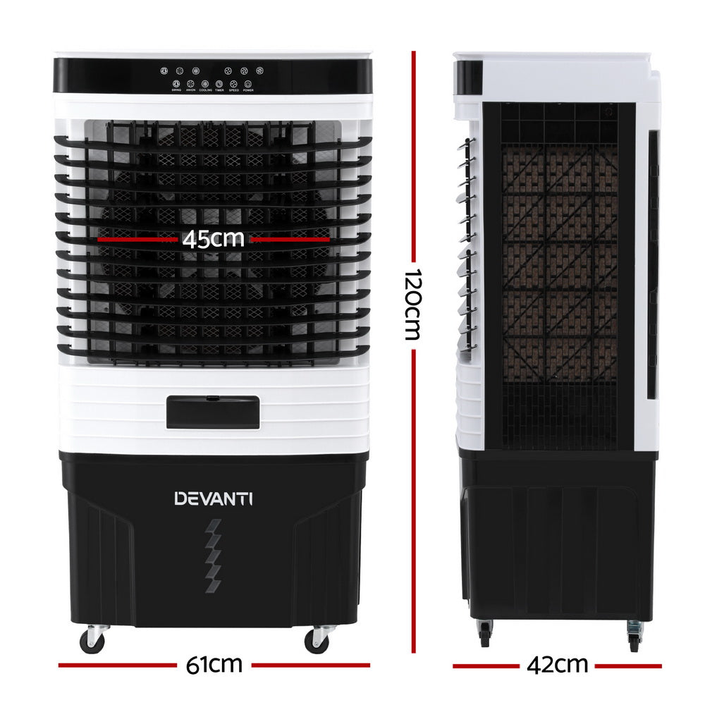 Devanti 60L Evaporative Air Cooler Conditioner-1
