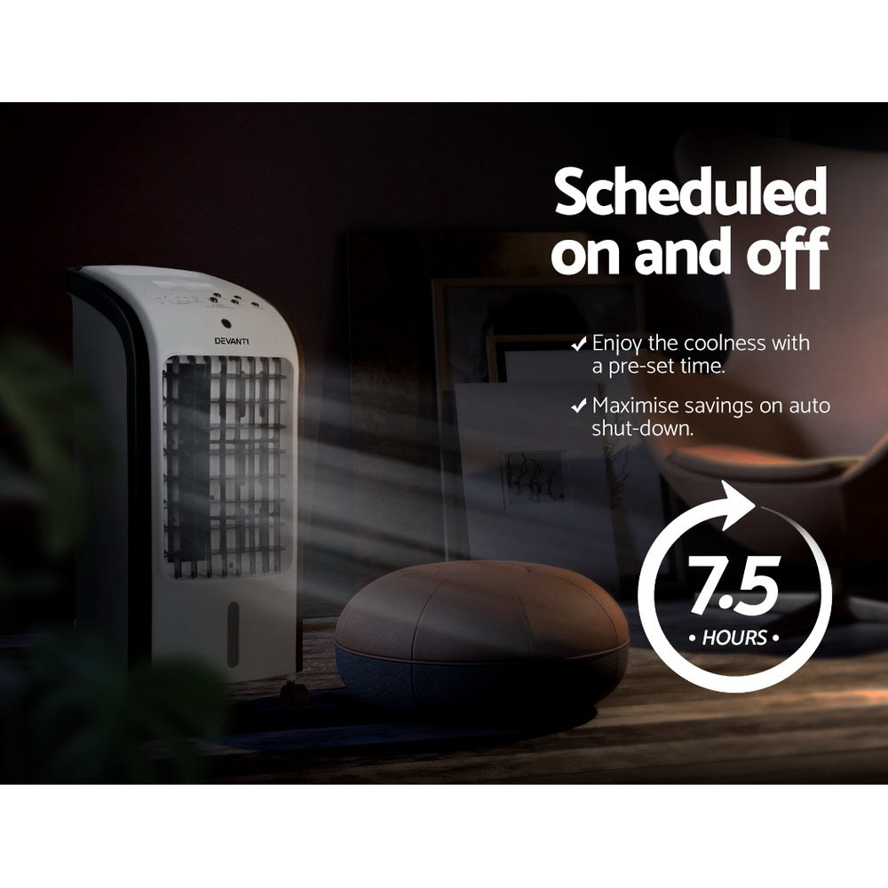 Devanti Evaporative Air Cooler Conditioner 4L-6