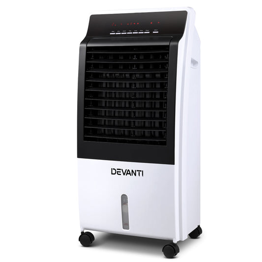 Devanti Evaporative Air Cooler Fan Conditioner 8L-0