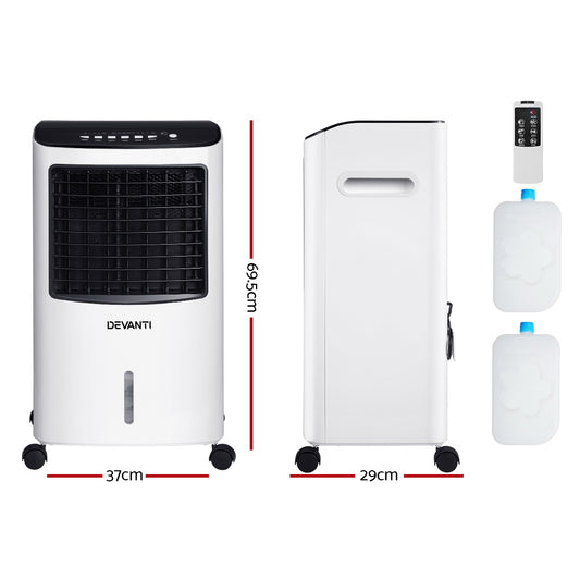 Devanti Evaporative Air Cooler Conditioner 8L-1