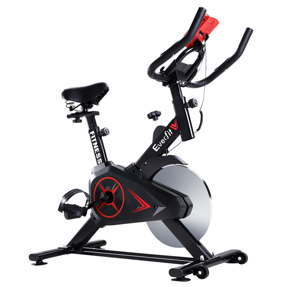 Everfit Spin Bike Exercise Bike Flywheel Cycling Home Gym Fitness Machine-0