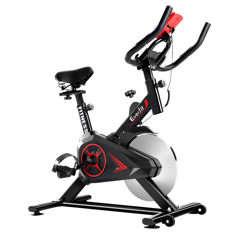 Everfit Spin Bike Exercise Bike Flywheel Cycling Home Gym Fitness Adjustable-0