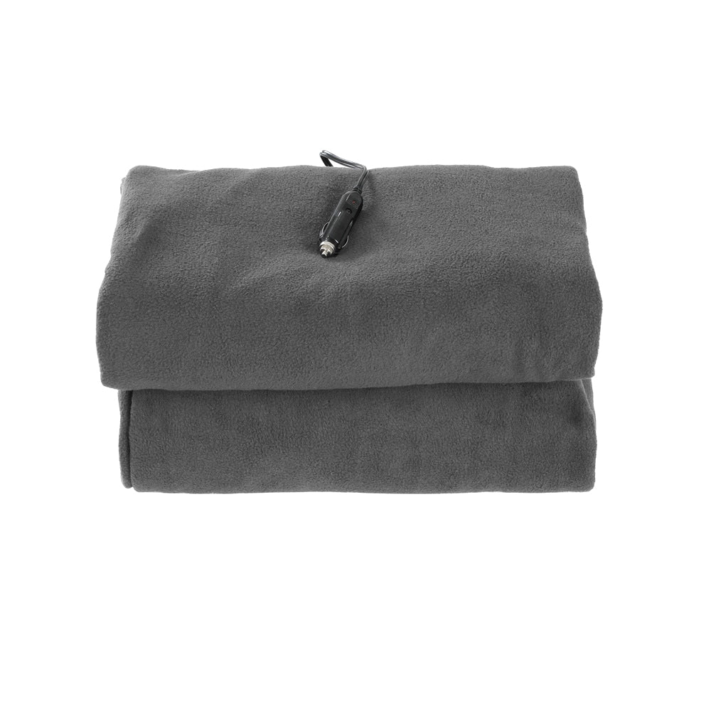 Giselle Electric Heated Blanket Car Throw Rug Grey-2
