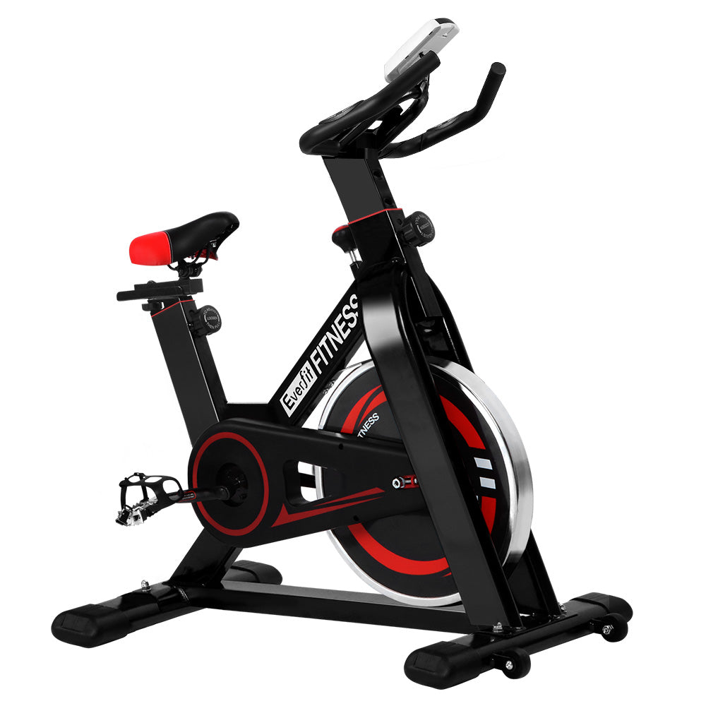 Everfit Spin Bike Exercise Bike Flywheel Cycling Home Gym Fitness Indoor Cardio-0