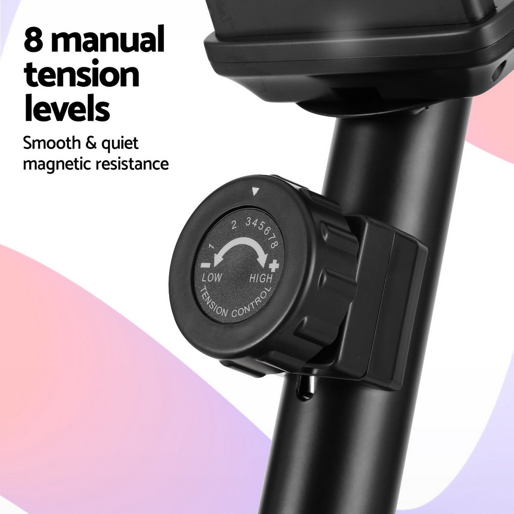 Everfit Under Desk Exercise Bike Magnetic Resistance Cardio workouts 120kg Capacity-5