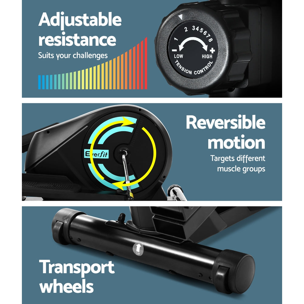 Everfit Exercise Bike Elliptical Cross Trainer Home Gym Fitness Machine 100kg-6