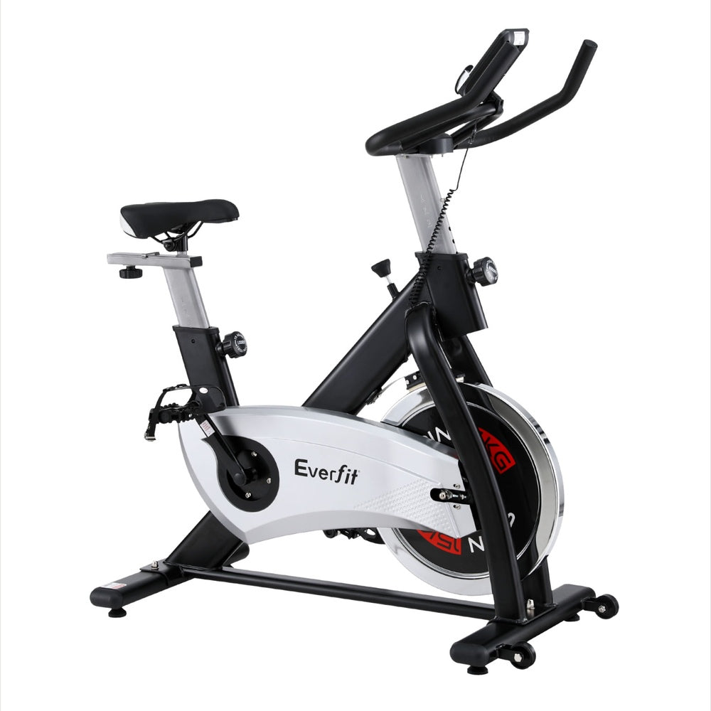 15kg Flywheel Spin Bike Everfit Exercise Bike Home Gym Fitness 120KG Capacity-0