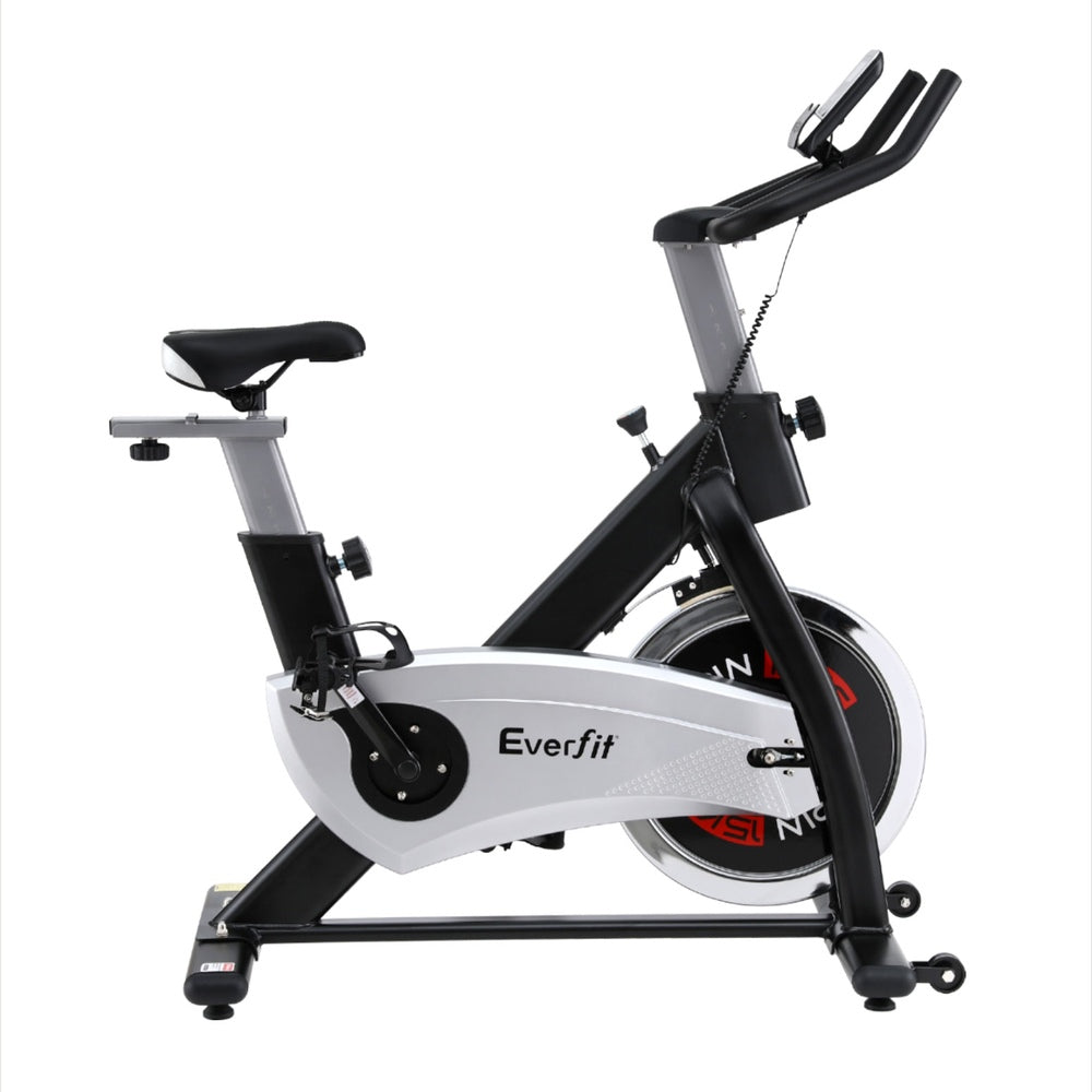 15kg Flywheel Spin Bike Everfit Exercise Bike Home Gym Fitness 120KG Capacity-2