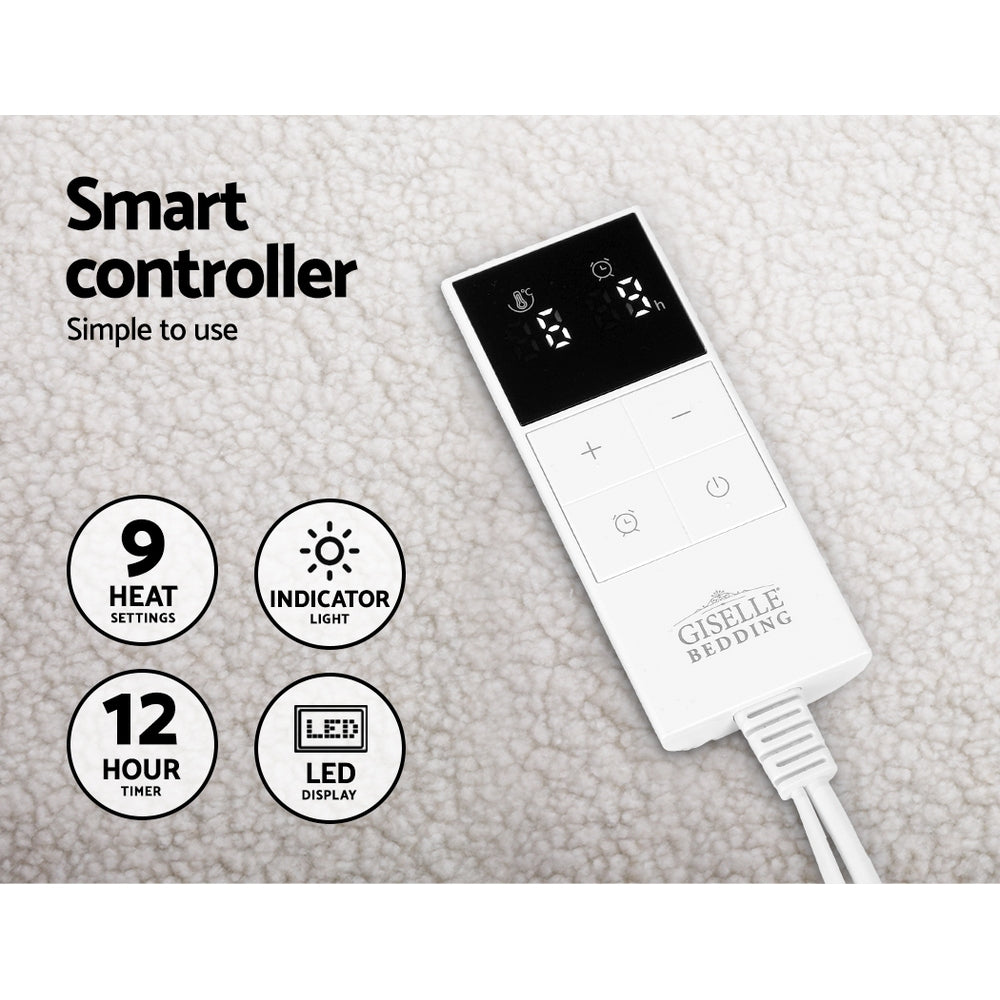 Giselle Electric Blanket Fleecy Underlay King-3