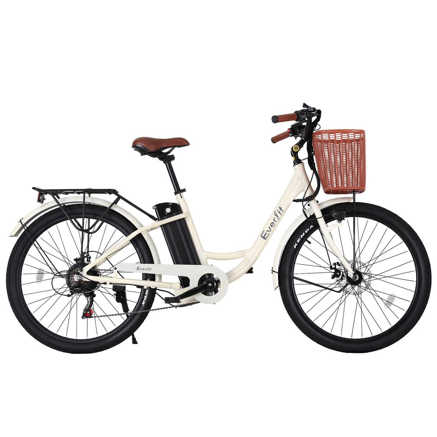 Everfit 26" Electric Bike City Bicycle eBike e-Bike Commuter w/ Battery WH-0