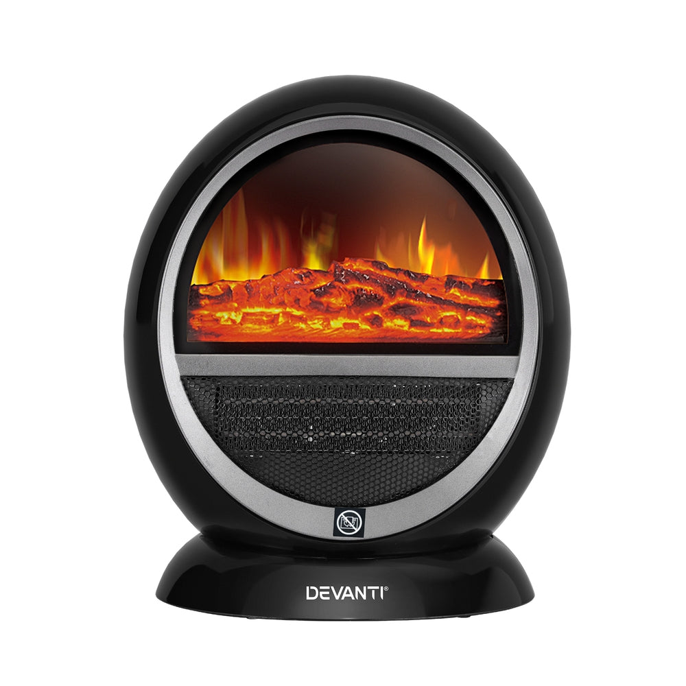 Devanti Electric Fireplace Fire Heaters 1500W-0