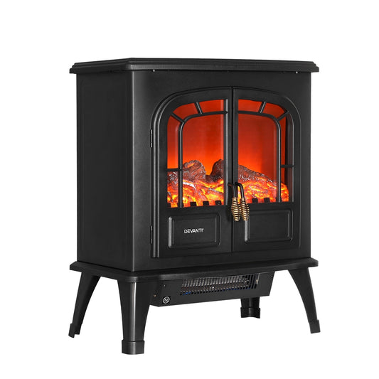 Devanti Electric Fireplace Fire Heaters 2000W-0