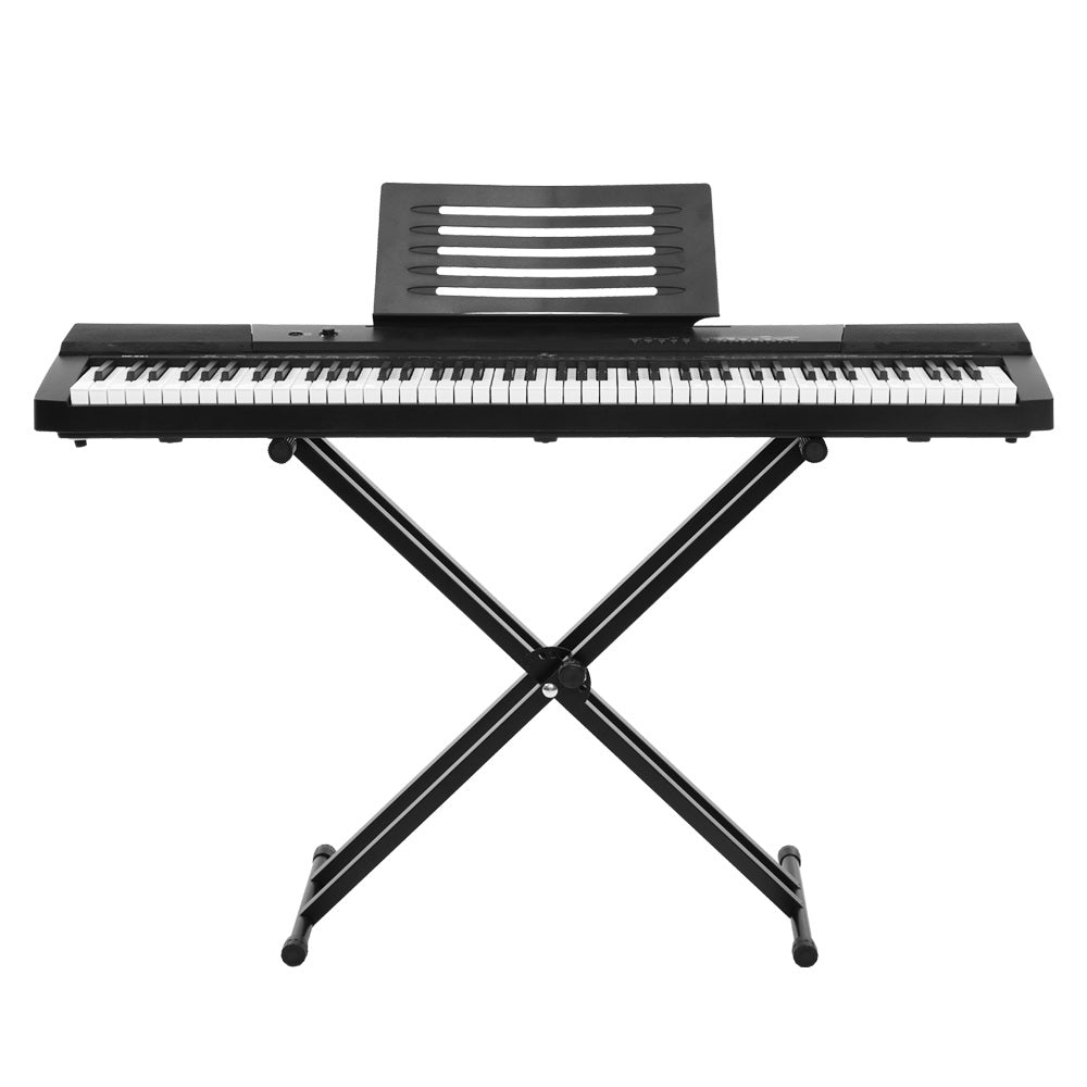 Alpha 88 Keys Electronic Piano Keyboard Digital Electric w/ Stand Sustain Pedal-2